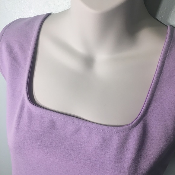 Lavender Lilac Sleeveless Charlotte Russe Dress - Picture 3 of 8